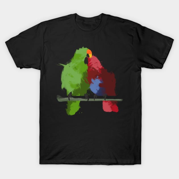 Eclectus T-Shirt by Psitta